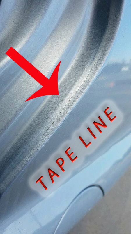 A close up of the tape line on a bottle