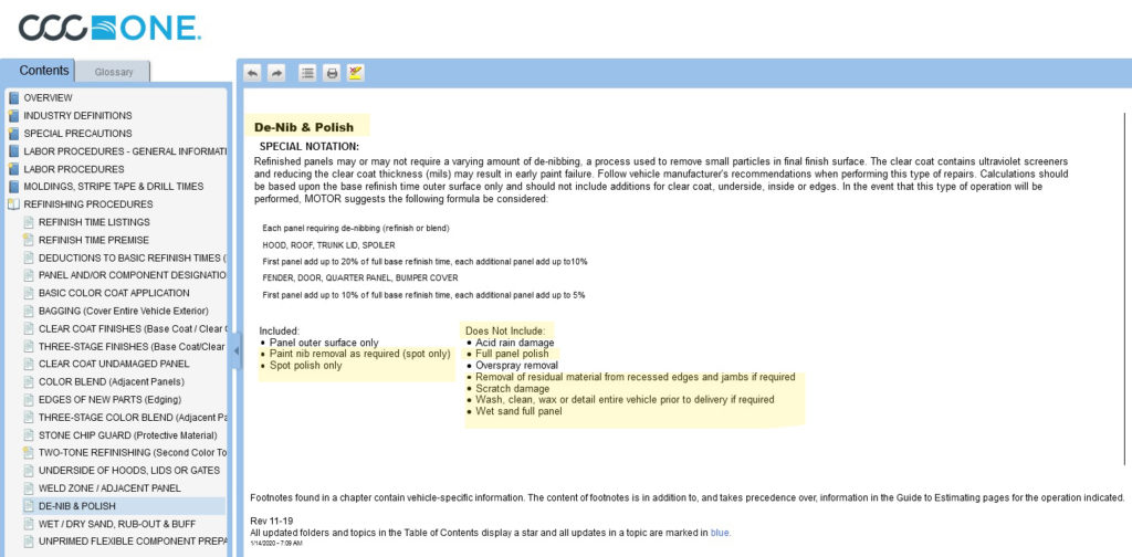 A screenshot of the information page for an individual.