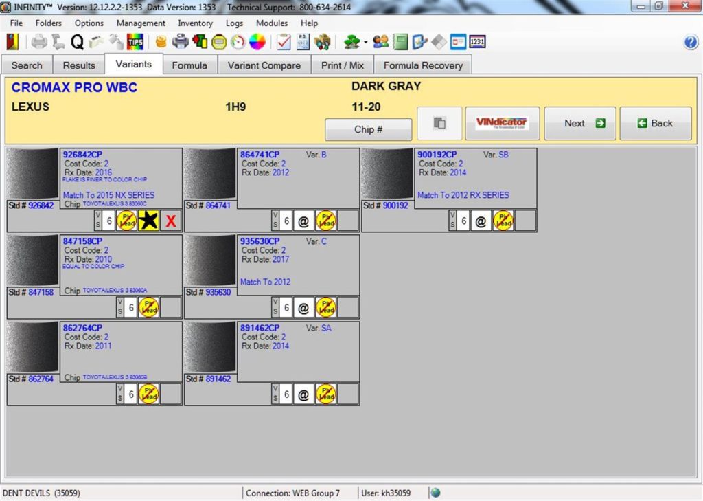 A computer screen with several different types of images.